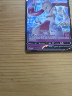 Pokemon TCG Mewtwo v SWSH223 Holo Promo Black Star - Image 3