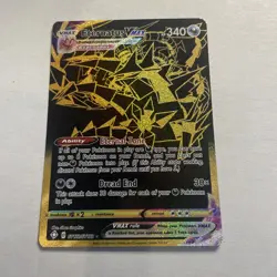 Pokemon Shining Fates Vault Full Art Gold Eternatus Vmax Secret Rare SV122/SV122 - Image 1