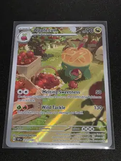 Pokemon TCG Appletun Surging Sparks Illustration Rare Card 211/191 NM Condition - Image 1