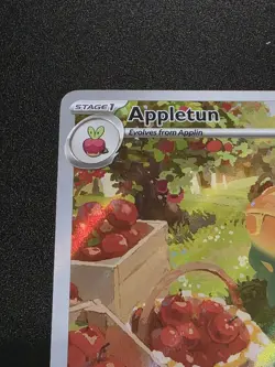 Pokemon TCG Appletun Surging Sparks Illustration Rare Card 211/191 NM Condition - Image 3