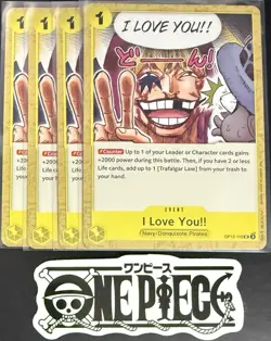 4 x One Piece OP12-115 UC I Love You!! - ENG - Regular - Playset - NM/M - Image 1