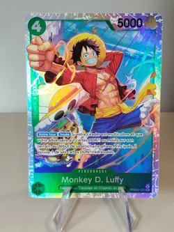 Carte ONE PIECE FR - Monkey D. Luffy PRB02-005 SR - Image 1