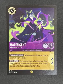 Maleficent - Mistress of All Evil - 51/204 - Legendary NM-Mint Disney Lorcana - Image 1