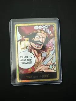 DON!! Card (Gol.D.Roger) (Gold) Carrying On His Will Foil - Image 1