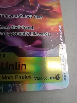 One Piece TCG Charlotte Linlin ST20-005 SR NM English Super Rare Card - Image 2