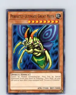 Yu-Gi-Oh TCG Perfectly Ultimate Great Moth LED2-EN013 1st Edition Common Card NM - Image 1