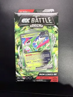 Pokemon TCG IRON LEAVES EX Battle Deck (60 Cards) New Factory Sealed - Image 1