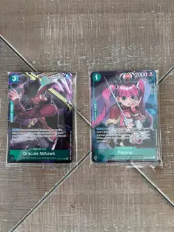 One Piece TCG Card Lot - x2 Promo Sleeved Sealed - Image 1