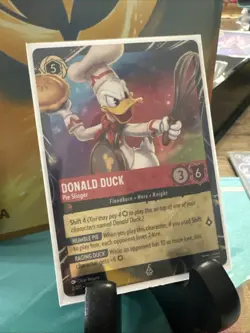 Donald Duck - Pie Slinger 2 Disney Lorcana Promo Cards Holo - Image 1