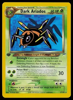 Pokemon Card - Dark Ariados 1st Edition Neo Destiny 17/105 Rare - Image 1