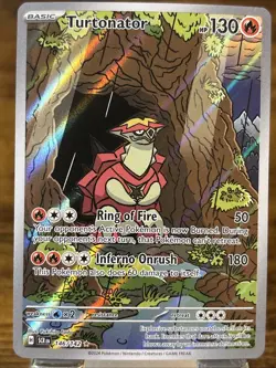 Turtonator 146/142 Stellar Crown Secret Rare Pokemon Card NM - Image 1