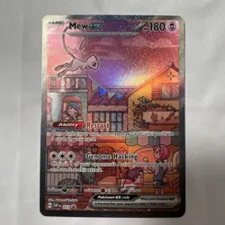 Pokemon Card Mew Ex 053 Black Star Promo Scarlet Violet Pokemon 151 UPC LP - Image 1