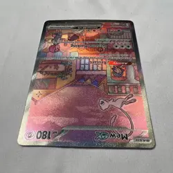 Pokemon Card Mew Ex 053 Black Star Promo Scarlet Violet Pokemon 151 UPC LP - Image 4