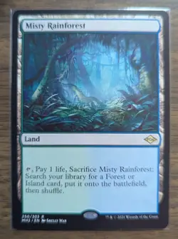 MTG Misty Rainforest Non-Foil from Modern Horizons 2 NM - Image 1