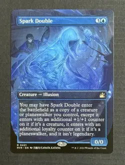 Magic The Gathering Spark Double Anime Borderless Ravnica Remastered Non-foil - Image 1