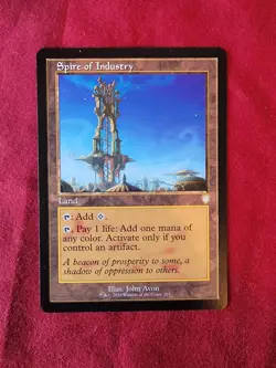 Spire of Industry (Retro Frame) Commander: the Brothers' War Regular MTG - Image 1