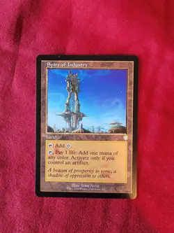 Spire of Industry (Retro Frame) Commander: the Brothers' War Regular MTG - Image 3