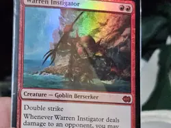 Warren Instigator Duel Decks Merfolk vs. Goblins Foil, Magic the Gathering - Image 2