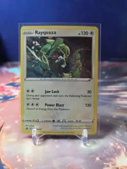 SWIRL Rayquaza SWSH029 Black Star Promo Cosmos Holo Pokemon TCG NM-VLP - Image 1