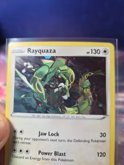 SWIRL Rayquaza SWSH029 Black Star Promo Cosmos Holo Pokemon TCG NM-VLP - Image 2