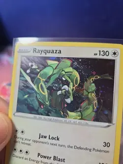 SWIRL Rayquaza SWSH029 Black Star Promo Cosmos Holo Pokemon TCG NM-VLP - Image 3