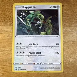 Pokemon TCG Rayquaza SWSH029 Black Star Promo Cosmos Holo Near mint - Image 1