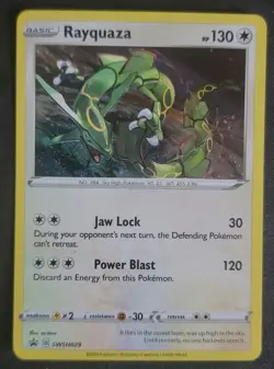 Rayquaza SWSH029 Pokemon TCG SWSH: Black Star Promo Cosmos Holo NM - Image 1