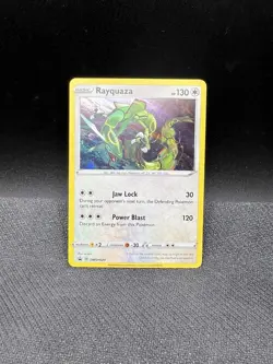 Pokemon TCG Rayquaza SWSH029 SWSH: Sword & Shield Promo Cards Cosmos Holo NM - Image 1