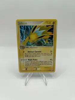 Pokemon TCG Jolteon 8/115 2005 EX Unseen Forces Stamped Reverse Holo - LP - Image 1