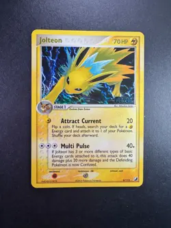 Jolteon 2005 EX Unseen Forces 8/115 Reverse Holo STAMPED Pokemon Card TCG - Image 1