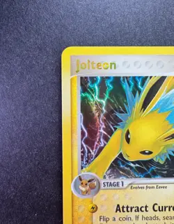 Jolteon 2005 EX Unseen Forces 8/115 Reverse Holo STAMPED Pokemon Card TCG - Image 2