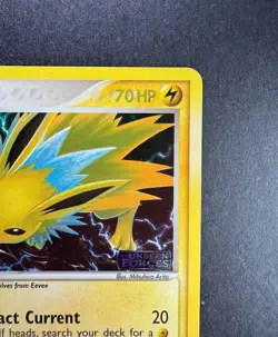 Jolteon 2005 EX Unseen Forces 8/115 Reverse Holo STAMPED Pokemon Card TCG - Image 3