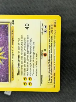Zapdos 15/62 - Fossil Unlimited Holo Rare WOTC Pokemon TCG MP - Image 5