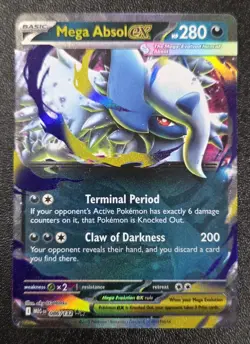 Pokemon TCG - Mega Absol ex Double Rare ME01: Mega Evolution 086/132 NM - Image 1