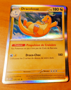 POKEMON CARD HOLO CARTE DRACOLOSSE 149/165 FR NM MEW 2023 - Image 1