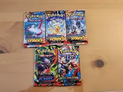 Pokemon TCG: Scarlet and Violet Surging Sparks x5 Booster Pack Sealed - Image 1