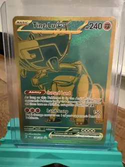 Pokemon Ting-Lu ex HYPER RARE SV Paldean Fates 244/091 - Image 1