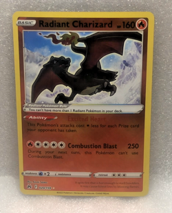 Radiant Charizard Radiant Rare Fire Holofoil Crown Zenith #020/159 [NM] Pokemon - Image 1