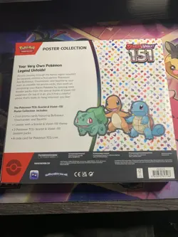 Nintendo Pokemon TCG Scarlet & Violet - 151 Poster Collection Box - 3 Packs 820650853166 - Image 2