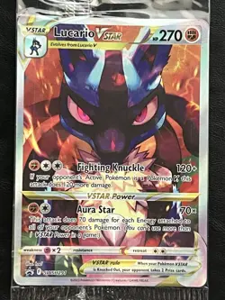 Pokemon Lucario VSTAR Promo Sealed - Crown Zenith - SWSH291 4 - Image 1