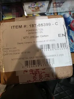 Paradox Rift Booster Box Case Factory Sealed Pokemon Scarlet & Violet - Image 1