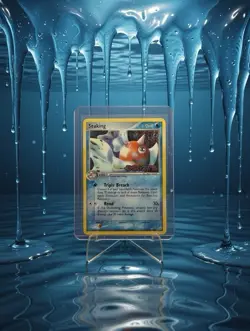 Pokemon TCG Deoxys EX Reverse Holo Rare Seaking 24/107 - Image 1