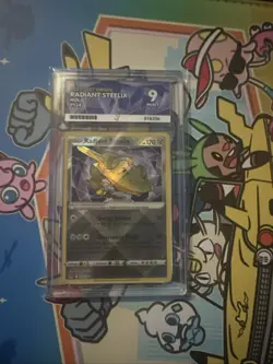 Pokemon TCG Radiant Steelix Lost Origin Holo Card 124/196 English ACE 9 - Image 1