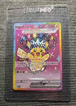 Pokemon Pikachu EX SIR 277/217 Ascended Heroes English - Pack Fresh - NM - Image 1