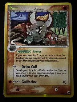 Pinsir (Delta Species) 9/101 - Dragon Frontiers Stamped Reverse Holo Pokemon NM - Image 1