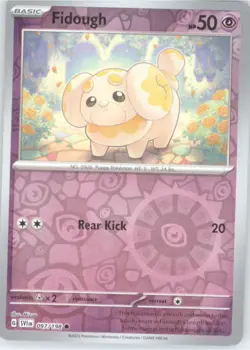 Fidough Reverse Holo Pokemon tcg SV01: Scarlet & Violet Base Set #097/198 - Image 1