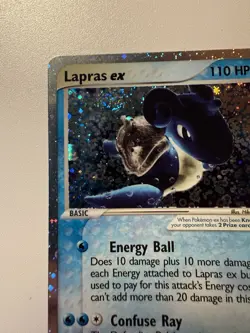 Lapras EX 99/109 Ruby Sapphire Holo Pokemon TCG Holo Swirl - Image 2