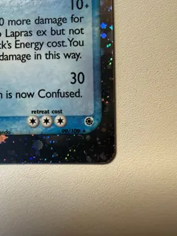 Lapras EX 99/109 Ruby Sapphire Holo Pokemon TCG Holo Swirl - Image 4