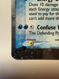 Lapras EX 99/109 Ruby Sapphire Holo Pokemon TCG Holo Swirl - Image 5
