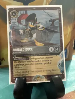 Donald Duck Buccaneer 15/P3 Disney Lorcana Azurite Sea **Cruise Promo** 🛳🌊🔥 - Image 1